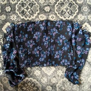 Floral Crop Top Wild Fable